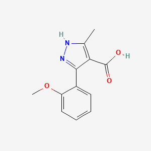 3-(2-methoxyphenyl)-5-methyl-1H-pyrazole-4-carboxylic acid