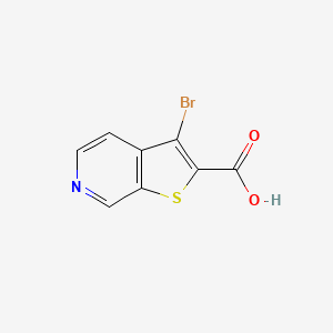molecular formula C8H4BrNO2S B8471209 3-Bromothieno[2,3-c]pyridine-2-carboxylic acid 