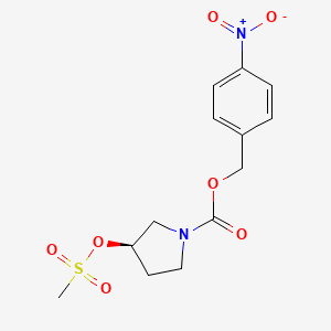 (3R)-3-[(Methylsulfonyl)oxy]-1-pyrrolidinecarboxylic Acid (4-Nitrophenyl)methyl Ester