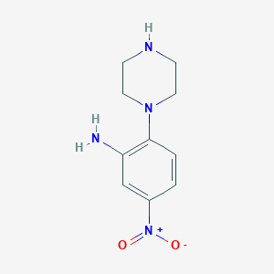 5-Nitro-2-(piperazin-1-yl)benzenamine
