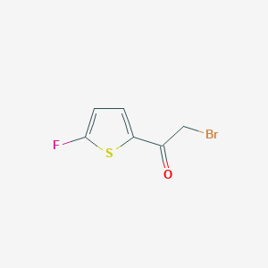 molecular formula C6H4BrFOS B8471269 2-Bromo-1-(5-fluorothiophen-2-yl)ethanone 