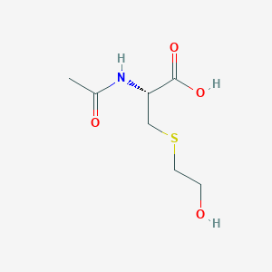 molecular formula C7H13NO4S B084713 N-乙酰-S-(2-羟乙基)-L-半胱氨酸 CAS No. 15060-26-1