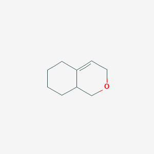 molecular formula C9H14O B8471321 3,5,6,7,8,8a-hexahydro-1H-isochromene 