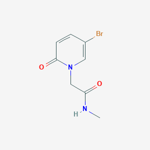 molecular formula C8H9BrN2O2 B8471329 2-(5-bromo-2-oxopyridin-1(2H)-yl)-N-methylacetamide 