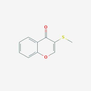 molecular formula C10H8O2S B8471505 3-(Methylthio)chromone 