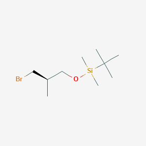 molecular formula C10H23BrOSi B8471514 (R)-3-bromo-2-methylpropoxy-tert-butyldimethylsilane 