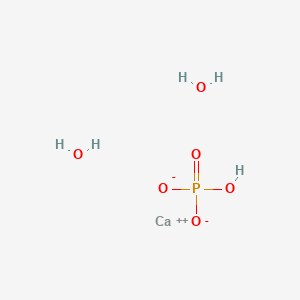 molecular formula CaH5O6P B084716 磷酸氢二钙二水合物 CAS No. 14567-92-1