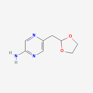 5-[1,3]Dioxolan-2-ylmethyl-pyrazin-2-ylamine