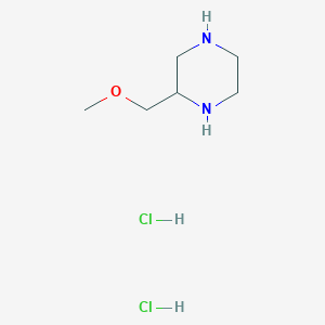 molecular formula C6H16Cl2N2O B8471690 2-(Methoxymethyl)piperazine dihydrochloride 