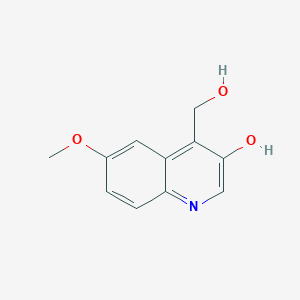 4-Hydroxymethyl-6-methoxy-quinoline-3-ol