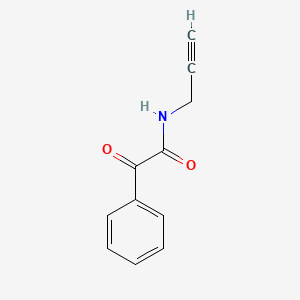 molecular formula C11H9NO2 B8471742 2-Oxo-2-phenyl-N-prop-2-ynyl-acetamide 