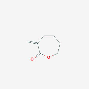 molecular formula C7H10O2 B8471767 3-Methylideneoxepan-2-one CAS No. 86953-75-5