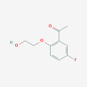 2-(2-Acetyl-4-fluorophenoxy)ethanol