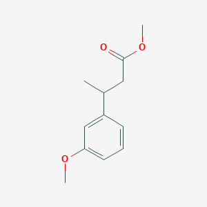 molecular formula C12H16O3 B8471798 3-(3-Methoxyphenyl)butanoic acid methyl ester 