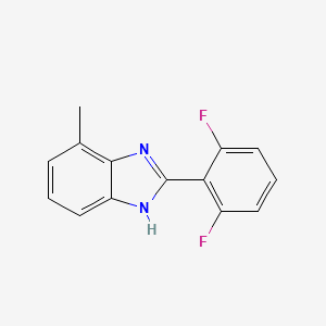 2-(2,6-Difluorophenyl)-4-methylbenzimidazole