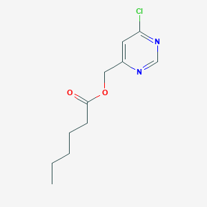 Hexanoic acid 6-chloro-pyrimidin-4-ylmethyl ester