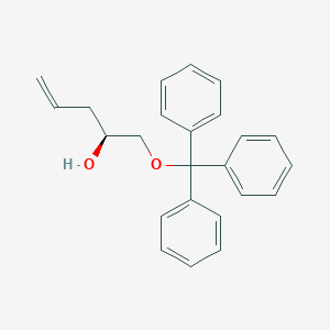 molecular formula C24H24O2 B8471830 4-Penten-2-ol, 1-(triphenylmethoxy)-, (2S)- CAS No. 170277-82-4