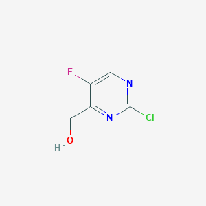 molecular formula C5H4ClFN2O B8471839 (2-Chloro-5-fluoro-pyrimidin-4-yl)methanol 