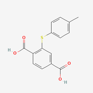 B8471856 1,4-Benzenedicarboxylic acid, 2-[(4-methylphenyl)thio]- CAS No. 51762-85-7