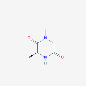 molecular formula C6H10N2O2 B8471877 (3R)-1,3-dimethyl-2,5-piperazinedione 