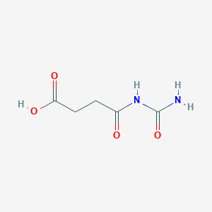 molecular formula C5H8N2O4 B8471907 N-carbamoylsuccinamic acid 