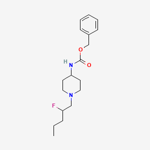 benzyl N-[1-(2-fluoropentyl)piperidin-4-yl]carbamate