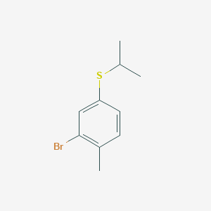 2-Bromo-4-(isopropylthio)-1-methylbenzene