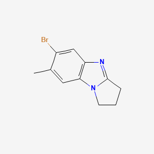 2,3-Dihydro-6-bromo-7-methyl-1H-pyrrolo[1,2-a]benzimidazole
