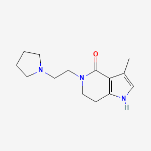 3-Methyl-5-(2-pyrrolidin-1-yl-ethyl)-1,5,6,7-tetrahydro-pyrrolo[3,2-c]pyridin-4-one