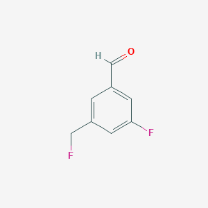 molecular formula C8H6F2O B8472042 3-Fluoro-5-(fluoromethyl)benzaldehyde 