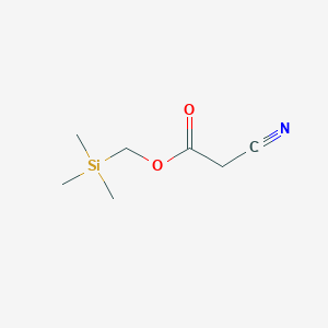 molecular formula C7H13NO2Si B8472089 (Trimethylsilyl)methyl cyanoacetate CAS No. 139521-71-4