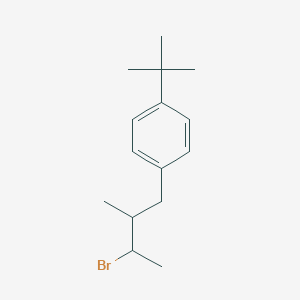 molecular formula C15H23Br B8472202 1-(3-Bromo-2-methylbutyl)-4-(tert-butyl)benzene 