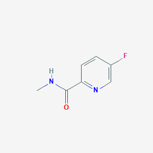 molecular formula C7H7FN2O B8472265 5-fluoro-N-methylpyridine-2-carboxamide 