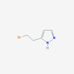 5-(2-bromoethyl)-1H-pyrazole