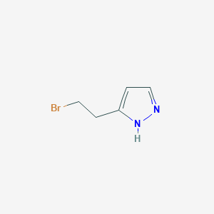 molecular formula C5H7BrN2 B8472344 5-(2-bromoethyl)-1H-pyrazole 