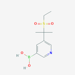 (5-(2-(Ethylsulfonyl)propan-2-yl)pyridin-3-yl)boronic acid