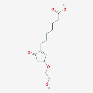 7-[3-(2-Hydroxyethoxy)-5-oxocyclopent-1-EN-1-YL]heptanoic acid