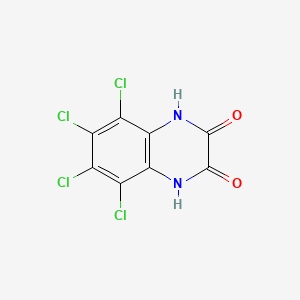 molecular formula C8H2Cl4N2O2 B8472507 5,6,7,8-Tetrachloro-1,4-dihydro-2,3-quinoxalinedione CAS No. 18225-85-9
