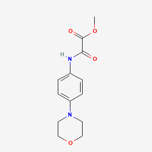 Methyl 2-(4-morpholinophenylamino)-2-oxoacetate