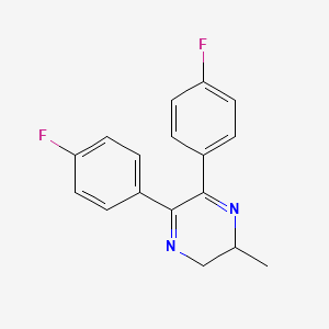 5,6-Bis(4-fluorophenyl)-2-methyl-2,3-dihydropyrazine