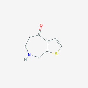 molecular formula C8H9NOS B8472765 5,6,7,8-Tetrahydrothieno[2,3-c]azepin-4-one 