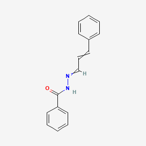 molecular formula C16H14N2O B8472767 Cinnamaldehyde benzoylhydrazone 
