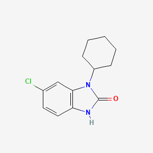 1,3-Dihydro-6-chloro-1-cyclohexyl-2H-benzimidazol-2-one