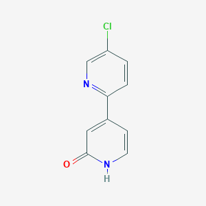 molecular formula C10H7ClN2O B8472831 4-(5-Chloropyridin-2-yl)pyridin-2(1H)-one 