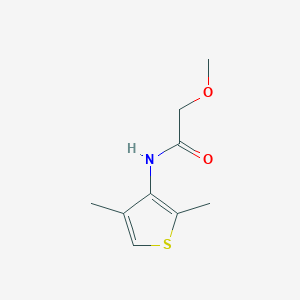molecular formula C9H13NO2S B8473152 N-(2,4-Dimethylthiophen-3-yl)-2-methoxyacetamide CAS No. 87675-87-4