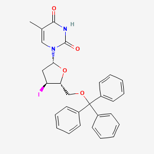 3'-deoxy-3'-iodo-5'-O-tritylthymidine