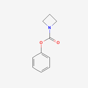 molecular formula C10H11NO2 B8473191 Phenyl azetidine-1-carboxylate 