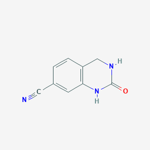 2-Oxo-1,2,3,4-tetrahydro-quinazoline-7-carbonitrile