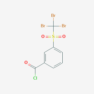 molecular formula C8H4Br3ClO3S B8473253 3-(Tribromomethylsulfonyl)benzoyl chloride CAS No. 299446-70-1