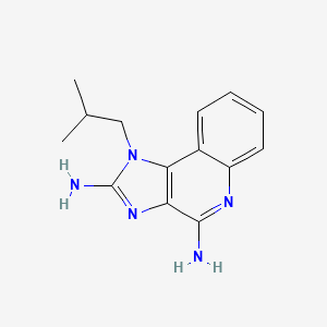 B8473258 1H-Imidazo[4,5-c]quinoline-2,4-diamine, 1-(2-methylpropyl)- CAS No. 879000-60-9